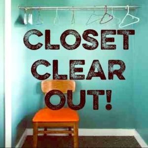 Let’s clear my closet!